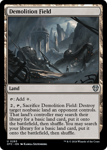 Demolition Field [Outlaws of Thunder Junction Commander]