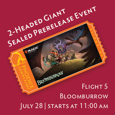 Bloomburrow Prerelease Flight 5 (2-Headed Giant) ticket