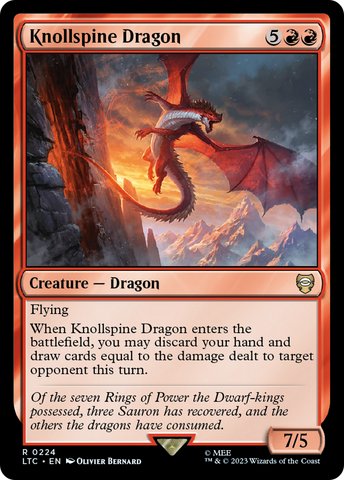 Knollspine Dragon [The Lord of the Rings: Tales of Middle-Earth Commander]