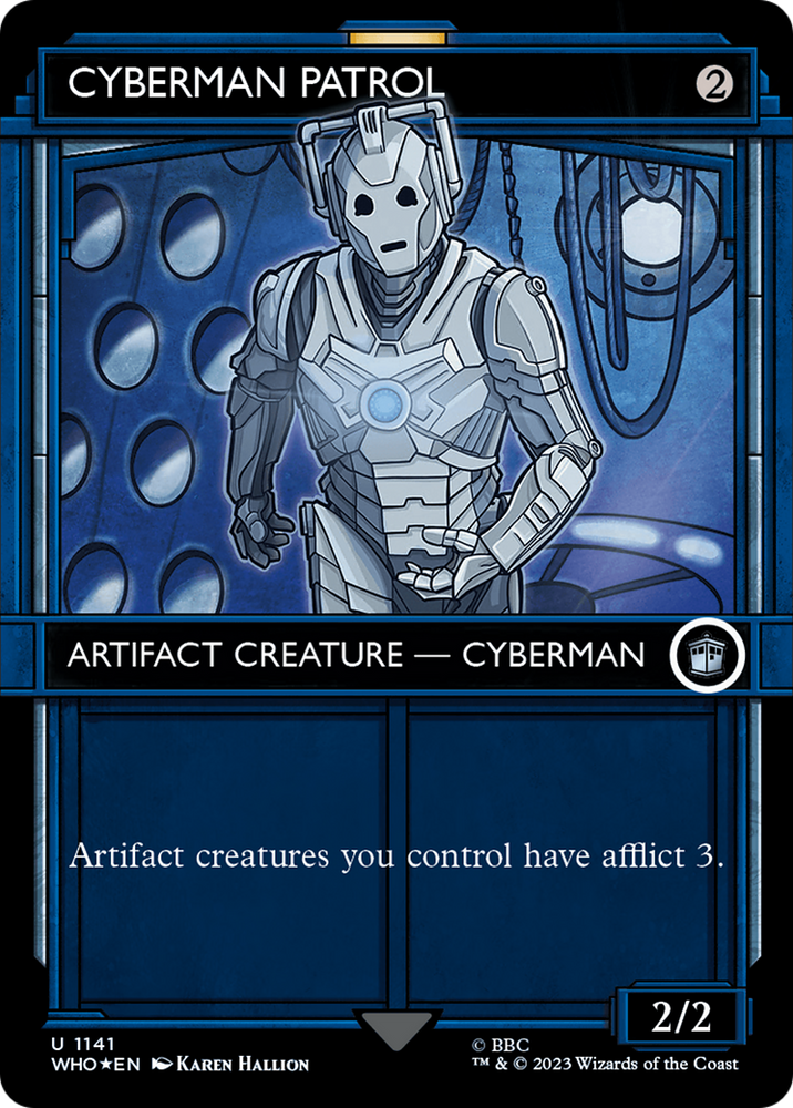 Cyberman Patrol (Showcase) (Surge Foil) [Doctor Who]