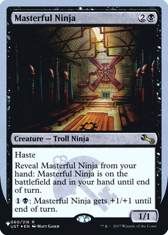 Masterful Ninja (Unfinity Foil Edition) [The List]
