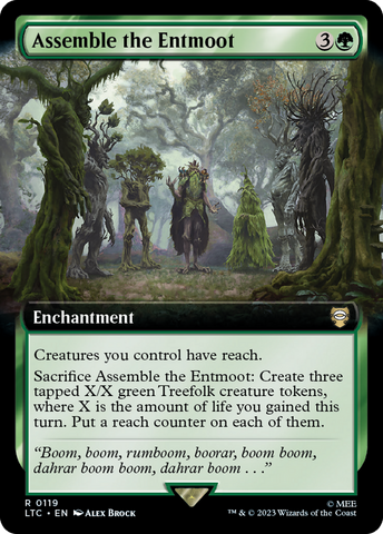 Assemble the Entmoot (Extended Art) [The Lord of the Rings: Tales of Middle-Earth Commander]
