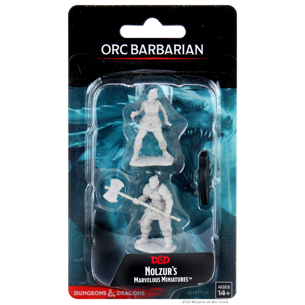 D&D Nolzur`s Marvelous Unpainted Miniatures: W13 Orc Barbarian Female