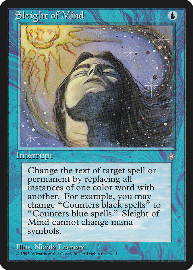 ice age mtg cards Sleight of Mind [Ice Age]
