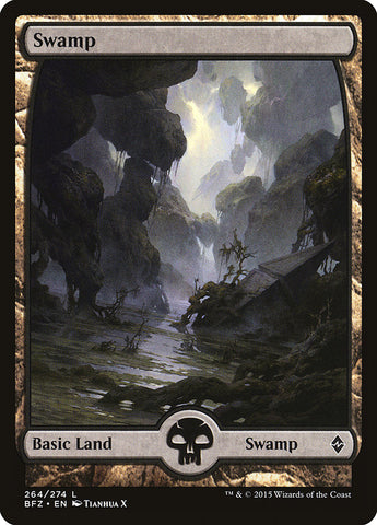 Swamp (264) (Full Art) [Battle for Zendikar]