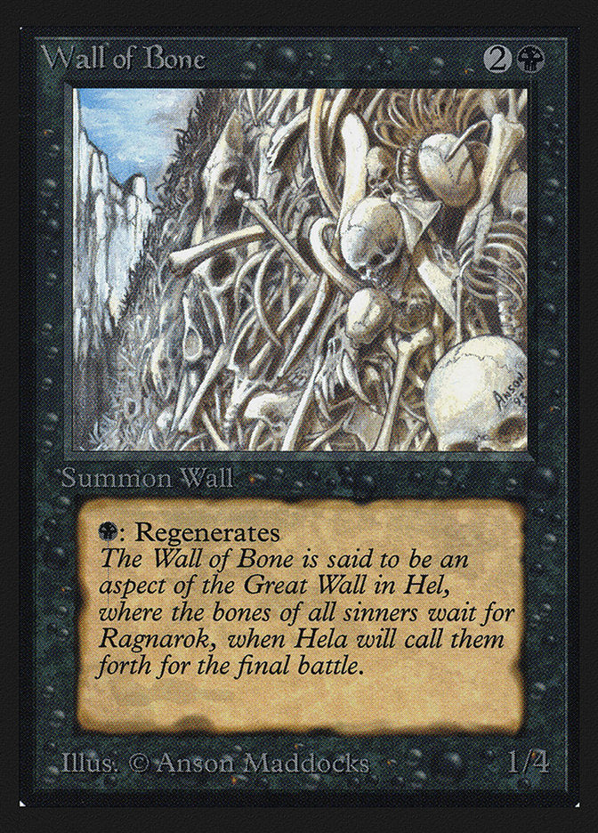 Wall of Bone [International Collectors' Edition]