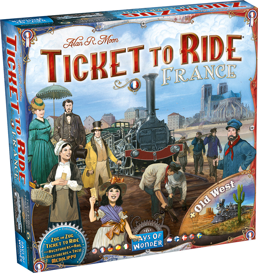 Ticket to Ride Map Collection 6 - France + Old West