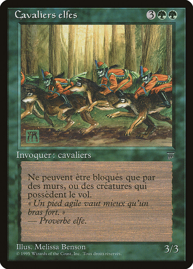 Elven Riders (French) - "Cavaliers elfes" [Renaissance]
