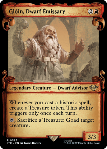 Gloin, Dwarf Emissary [The Lord of the Rings: Tales of Middle-Earth Showcase Scrolls]