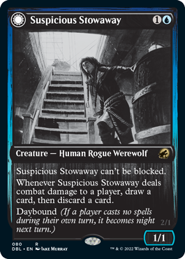 Suspicious Stowaway // Seafaring Werewolf [Innistrad: Double Feature]