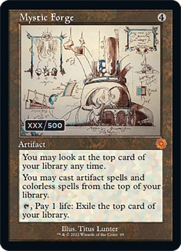 mtg serialized cards brothers war Sword of the Meek (Retro Schematic) (Serialized) [The Brothers' Re Tier 1 Games Magic: The Gathering "The Brothers'