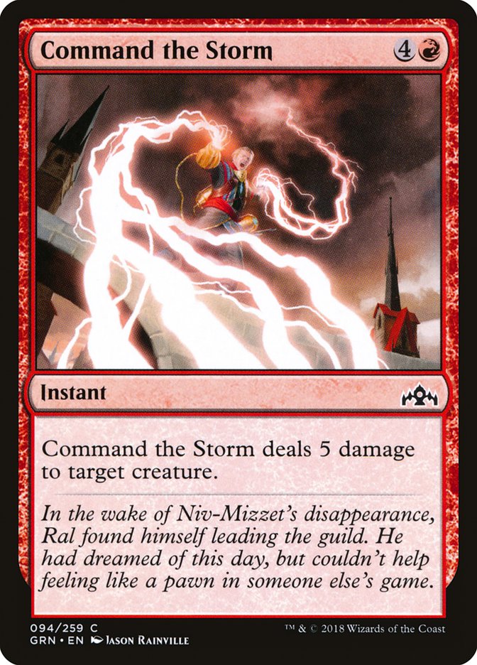 Command the Storm [Guilds of Ravnica]