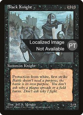 Black Knight [Fourth Edition (Foreign Black Border)]