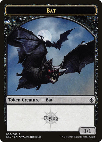 Bat // Spirit (010) Double-Sided Token [Ravnica Allegiance Guild Kit Tokens]