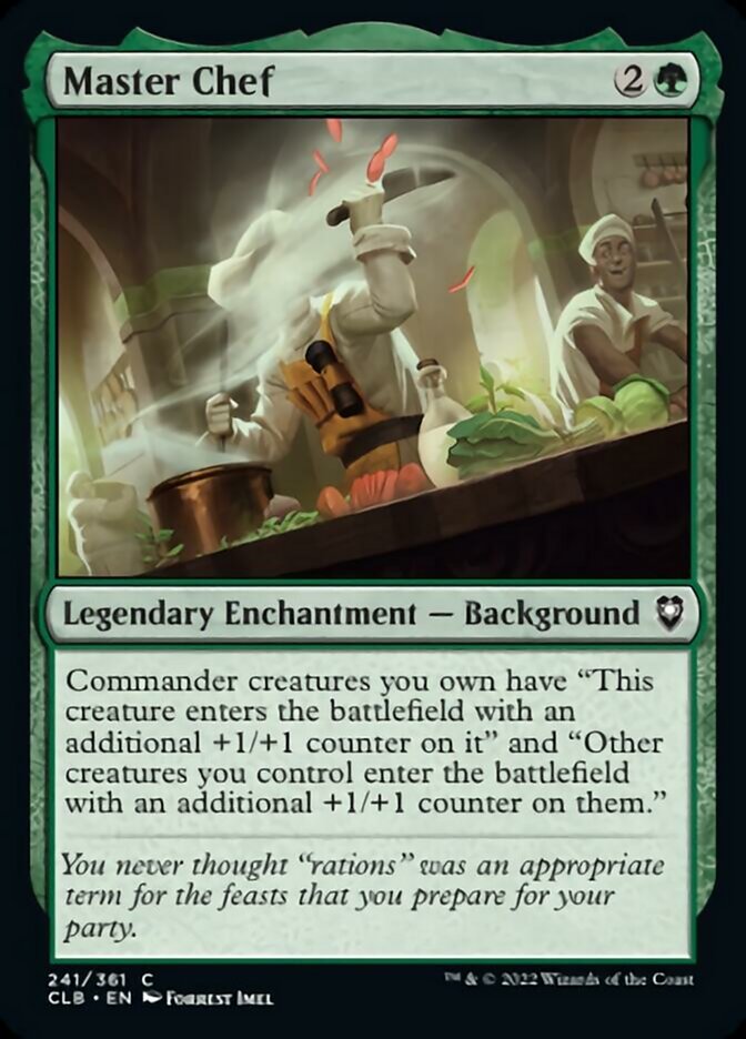 background card mtg Master Chef [Commander Legends: Battle for Baldur's Gate]