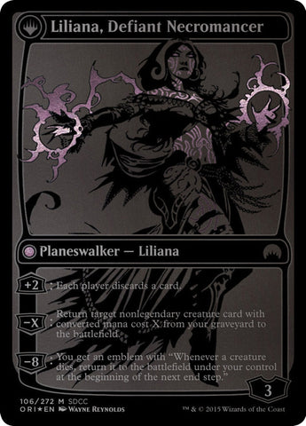 Liliana, Heretical Healer // Liliana, Defiant Necromancer [San Diego Comic-Con 2015]
