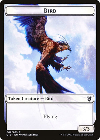 Bird Token (002/029) [Commander 2019 Tokens]