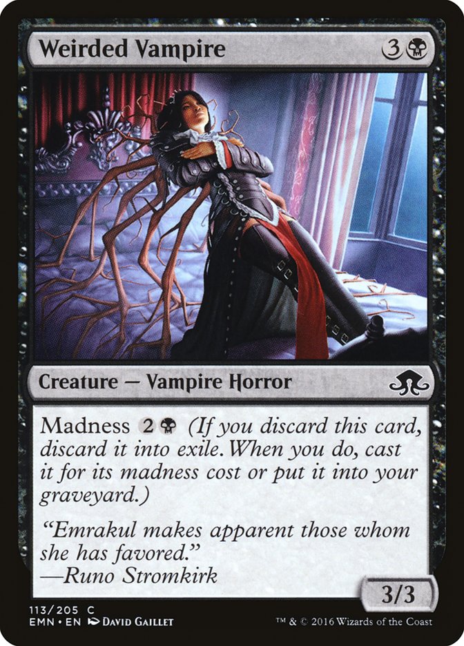 good vampire mtg cards Weirded Vampire [Eldritch Moon]