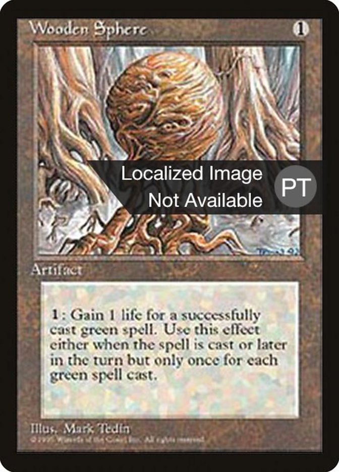 Wooden Sphere [Fourth Edition (Foreign Black Border)]