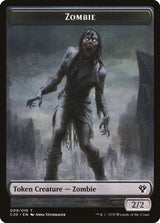 Human Soldier (003) // Zombie Double-Sided Token [Commander 2020 Tokens]