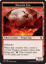 Dragon Egg // Dragon Double-Sided Token [Commander 2018 Tokens]