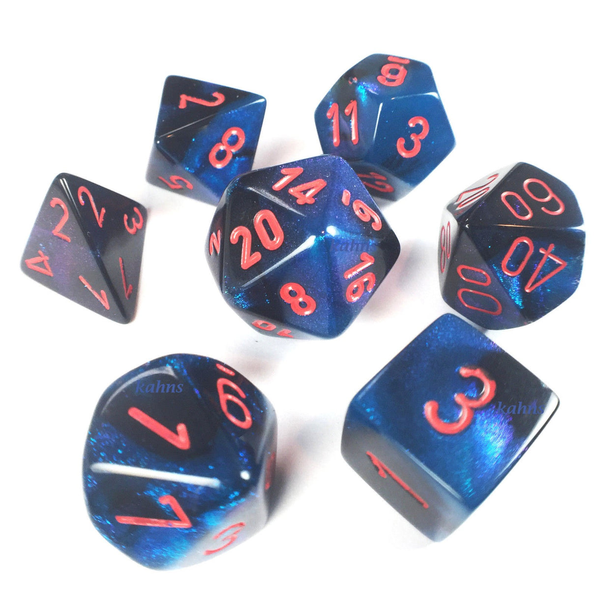 Gemini Poly 7 Black-Starlight/Red