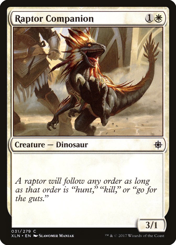 companion cards mtg Raptor Companion [Ixalan]