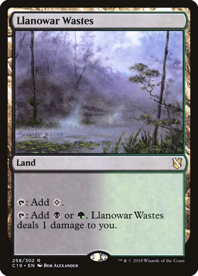 Llanowar Wastes [Commander 2019]