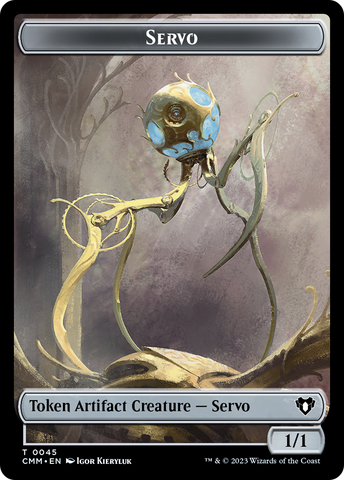 Soldier // Servo Double-Sided Token [Commander Masters Tokens]