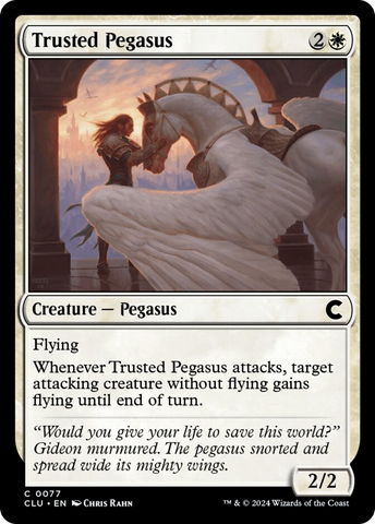 Trusted Pegasus [Ravnica: Clue Edition]
