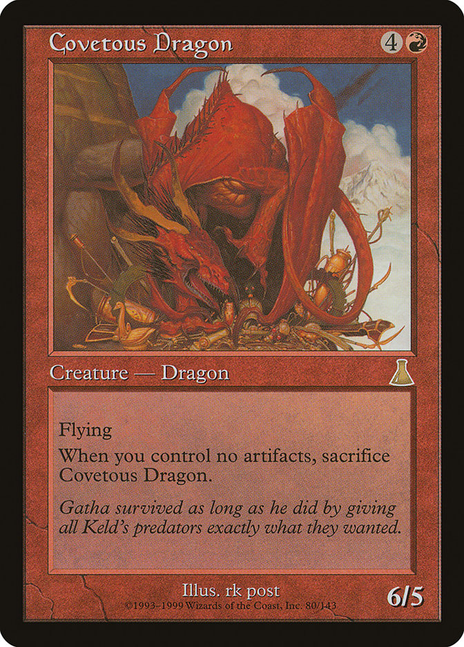 Covetous Dragon [Urza's Destiny]