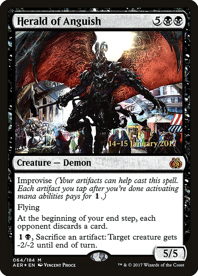 Herald of Anguish [Aether Revolt Prerelease Promos]