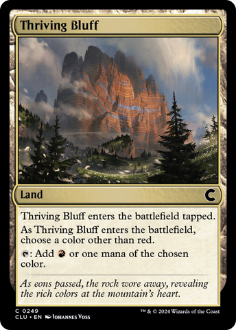 Thriving Bluff [Ravnica: Clue Edition]