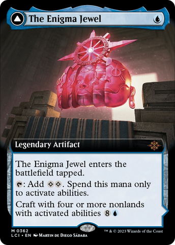 The Enigma Jewel // Locus of Enlightenment (Extended Art) [The Lost Caverns of Ixalan]