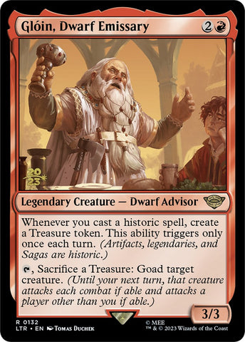 Gloin, Dwarf Emissary [The Lord of the Rings: Tales of Middle-Earth Prerelease Promos]