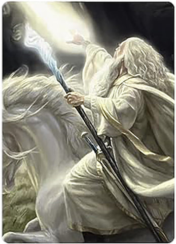 Gandalf of the Secret Fire Art Card [The Lord of the Rings: Tales of Middle-earth Art Series]