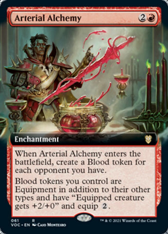 Arterial Alchemy (Extended Art) [Innistrad: Crimson Vow Commander]