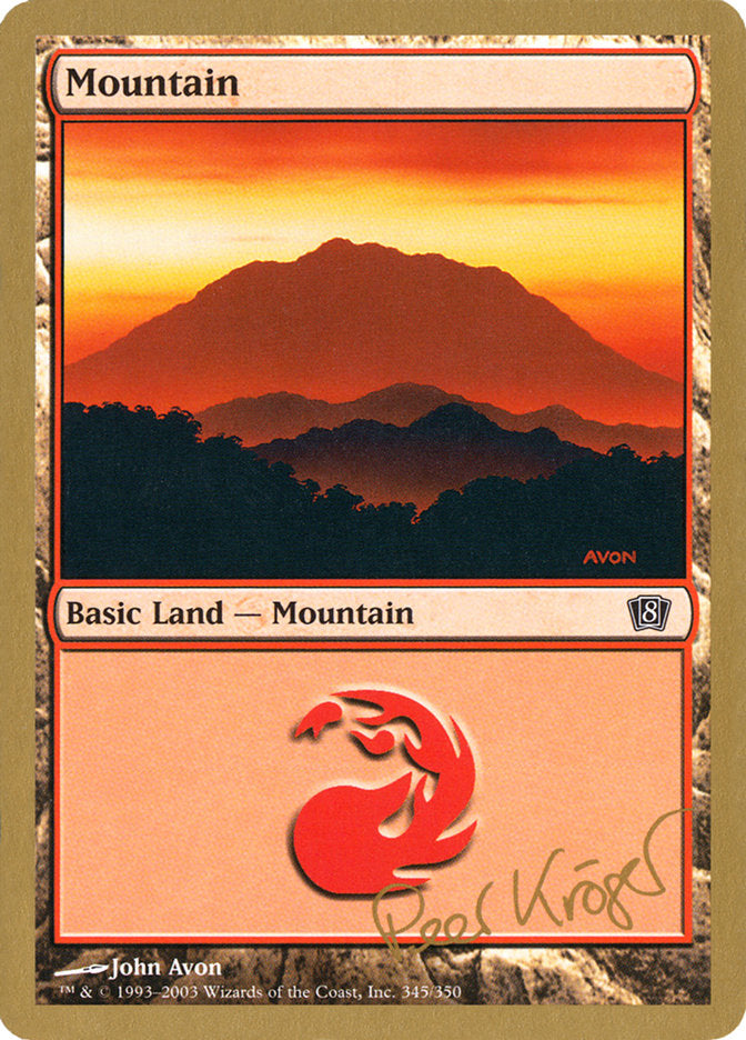 Mountain (pk345) (Peer Kroger) [World Championship Decks 2003]