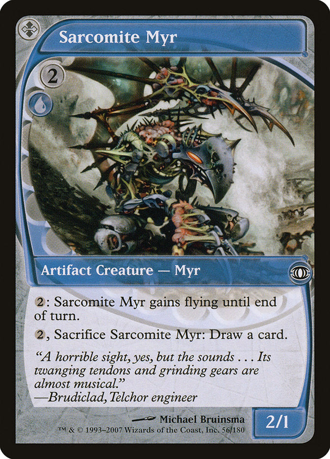 myr mtg cards Sarcomite Myr [Future Sight]