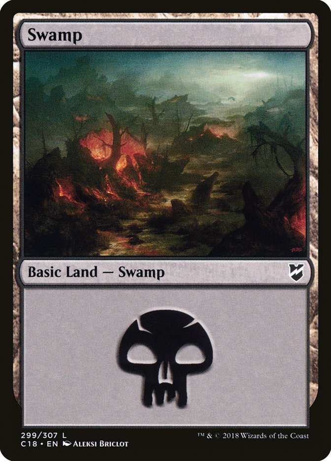 Swamp (299) [Commander 2018]