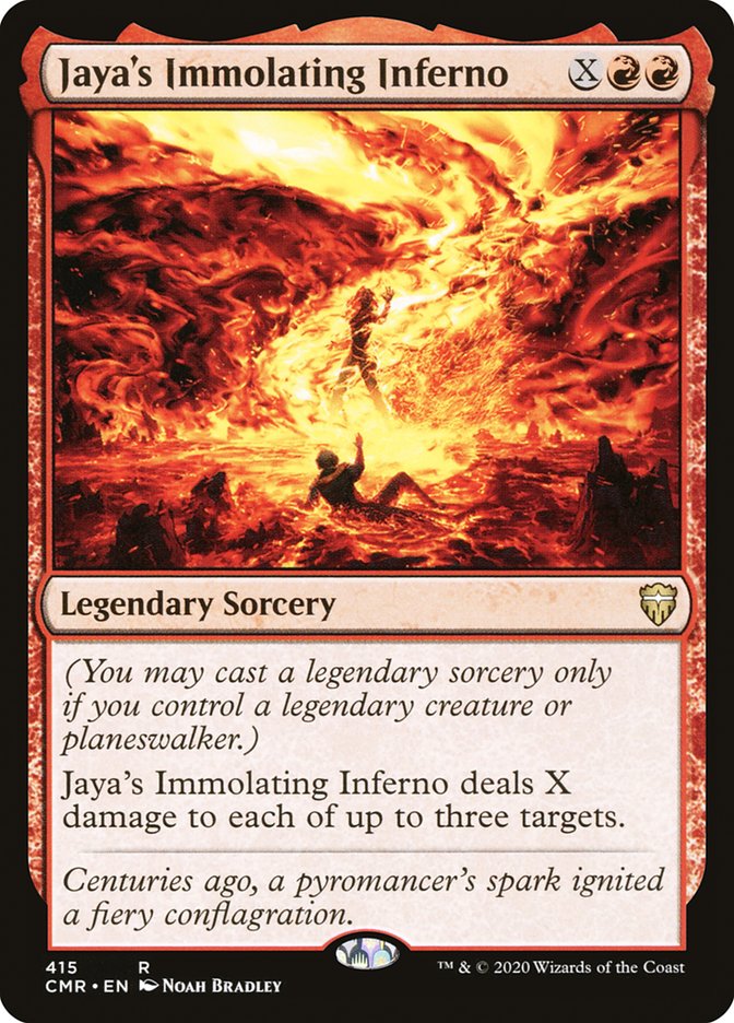 Jaya's Immolating Inferno [Commander Legends]