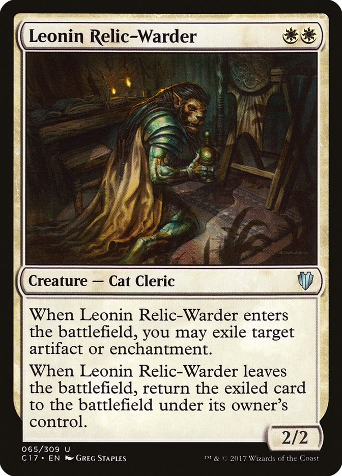 Leonin Relic-Warder [Commander 2017]