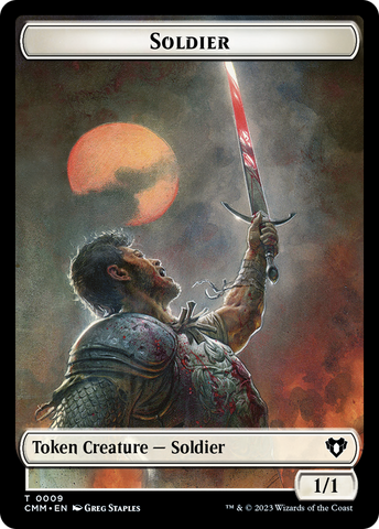 Soldier // Servo Double-Sided Token [Commander Masters Tokens]