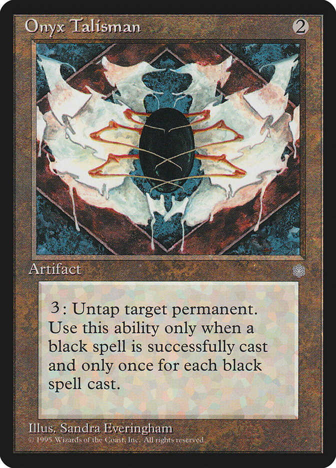 talisman cards mtg Onyx Talisman [Ice Age]