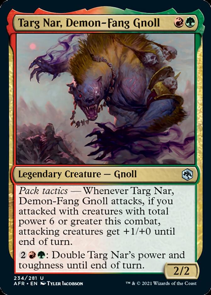 Targ Nar, Demon-Fang Gnoll [Dungeons & Dragons: Adventures in the Forg