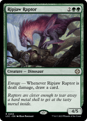 Ripjaw Raptor [The Lost Caverns of Ixalan Commander]
