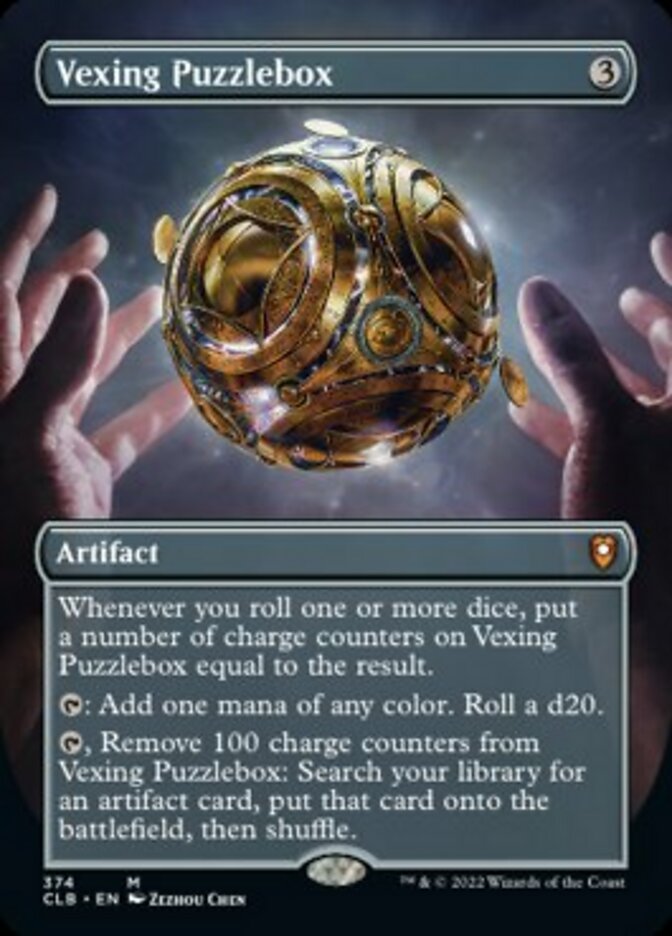 Vexing Puzzlebox (Borderless Alternate Art) [Commander Legends: Battle