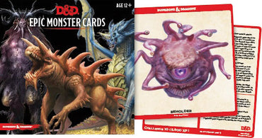 D&D Epic Monster Cards (77 oversized cards)