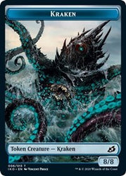 Kraken // Human Soldier (005) Double-Sided Token [Ikoria: Lair of Behemoths Tokens]