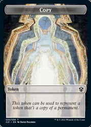 Copy // Fractal Double-Sided Token [Commander 2021 Tokens]